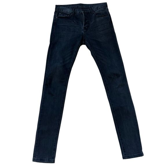 MNML Black Gray Skinny Jeans EVERY DAY DENIM - Picture 4 of 12